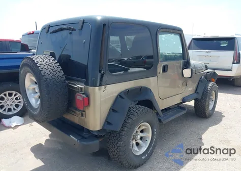 2003 Jeep Wrangler Sport from USA, damaged, VIN 1J4FA49S03P326437